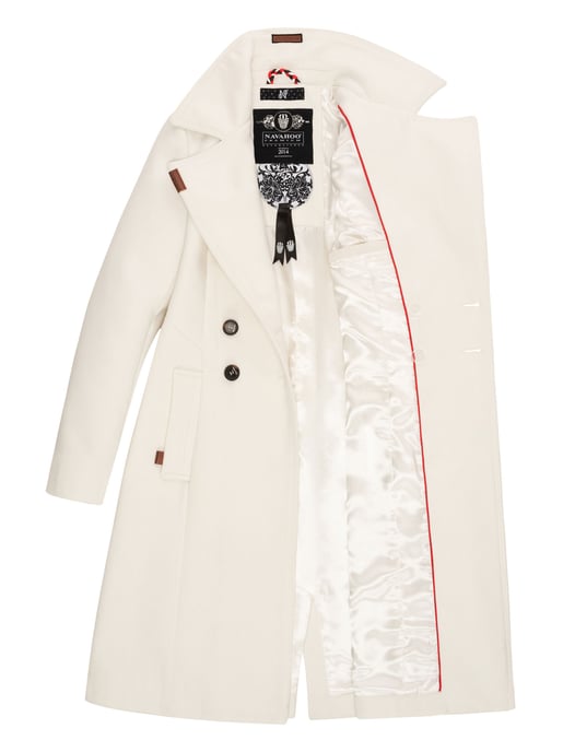 Navahoo Damen Trenchcoat Wooly – Premium Wintermantel mit Eleganter Passform - Image 5