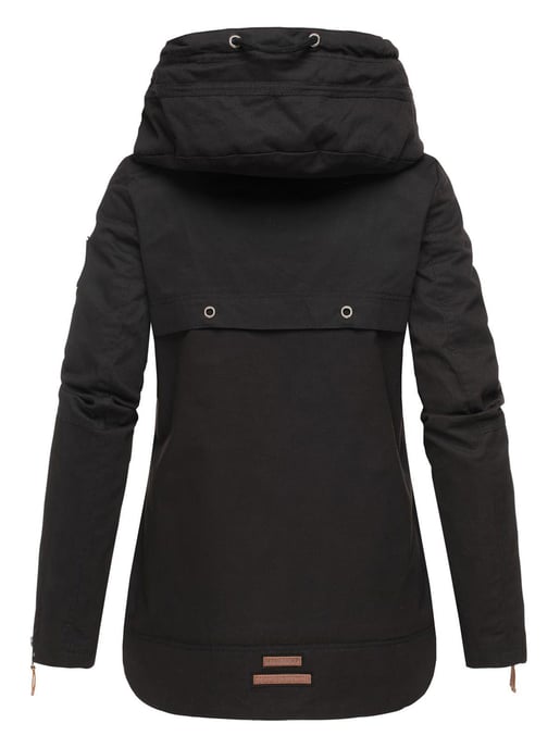 Navahoo Damen Übergangsjacke Wekoo – Leichte Baumwolljacke mit Kapuze - Image 4