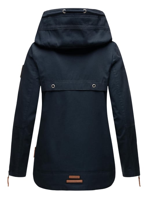 Navahoo Damen Übergangsjacke Wekoo – Leichte Baumwolljacke mit Kapuze - Image 4