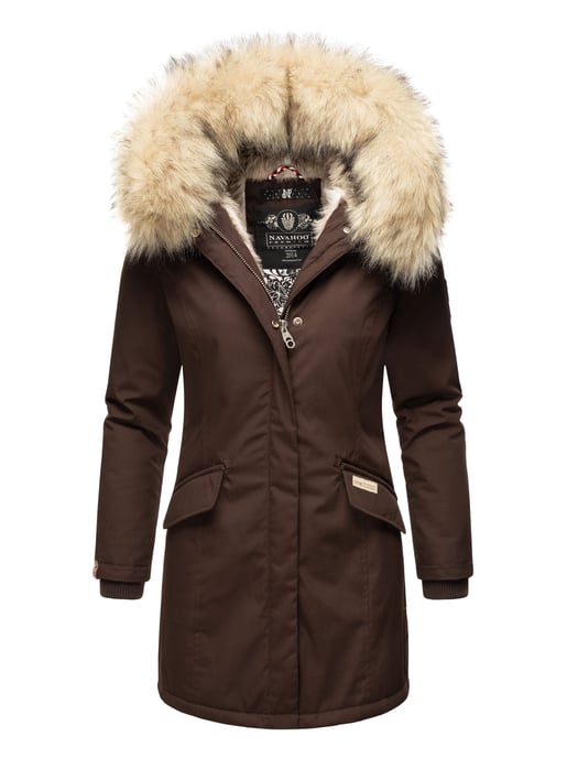 Navahoo Damen Winter Parka Cristal – Premium Kollektion mit Abnehmbarem Kunstfellkragen - Image 1