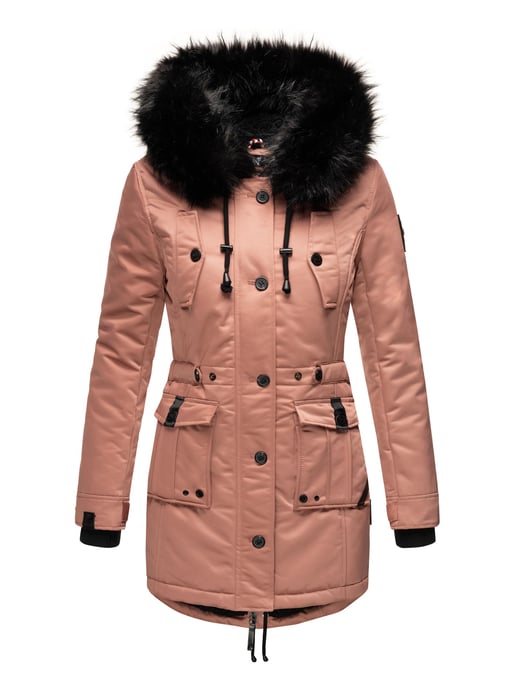 Navahoo Damen Winterjacke Luluna-Princess – Warm, Stylisch & Mit Teddyfell und Kunstfellkragen - Image 2