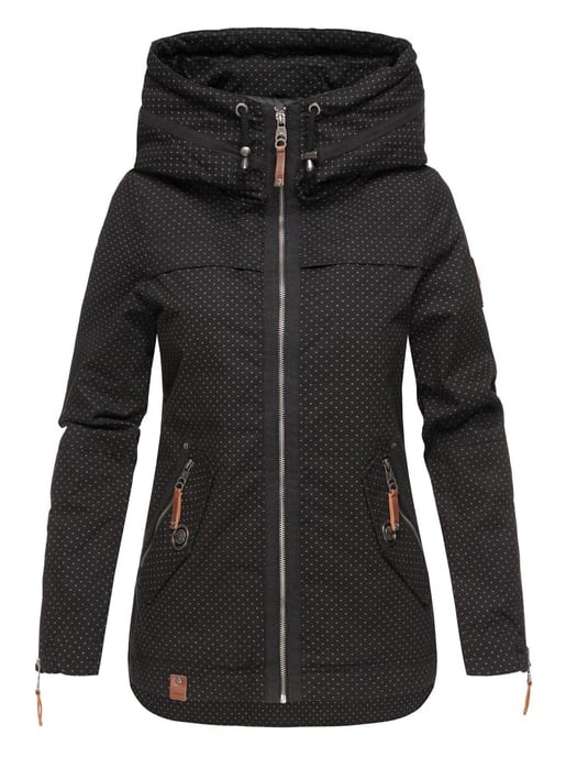 Navahoo Damen Übergangsjacke Wekoo – Leichte Baumwolljacke mit Kapuze - Image 2