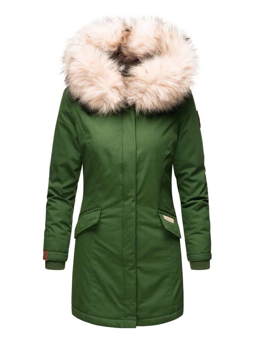 Navahoo Damen Winter Parka Cristal – Premium Kollektion mit Abnehmbarem Kunstfellkragen - Image 2