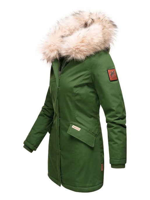 Navahoo Damen Winter Parka Cristal – Premium Kollektion mit Abnehmbarem Kunstfellkragen - Image 3