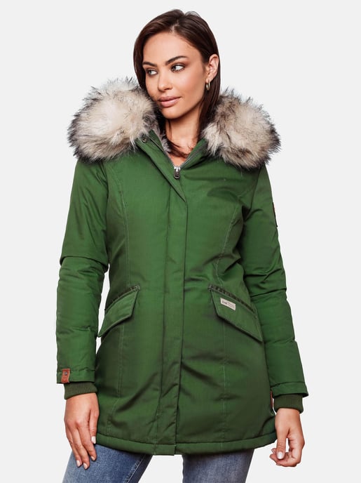 Navahoo Damen Winter Parka Cristal – Premium Kollektion mit Abnehmbarem Kunstfellkragen - Image 6