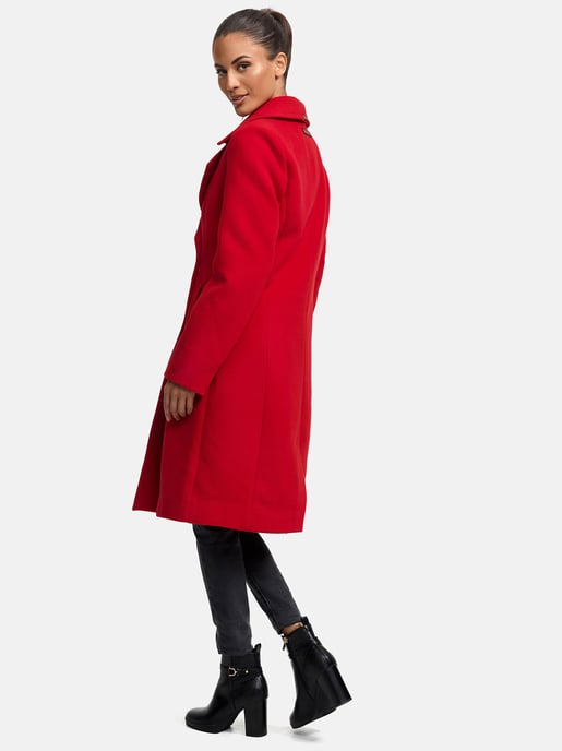 Navahoo Damen Trenchcoat Wooly – Premium Wintermantel mit Eleganter Passform - Image 5