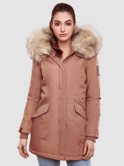 Navahoo Damen Winter Parka Cristal – Premium Kollektion mit Abnehmbarem Kunstfellkragen - Image 6