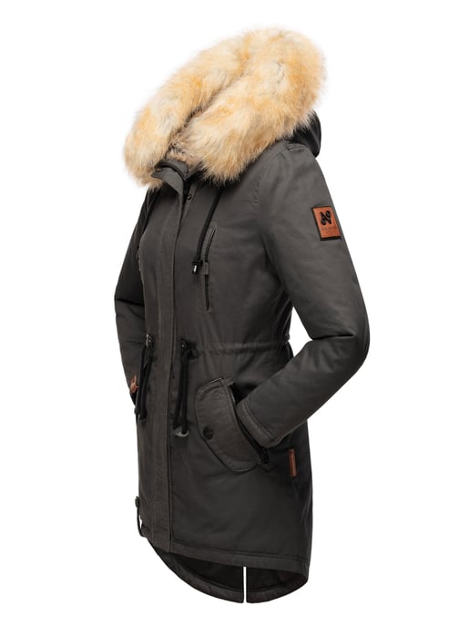 Navahoo Damen Winterjacke Bombi – Premium Kollektion mit Abnehmbarem Kunstfellkragen - Image 5