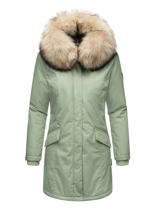 Navahoo Damen Winter Parka Cristal – Premium Kollektion mit Abnehmbarem Kunstfellkragen - Image 2