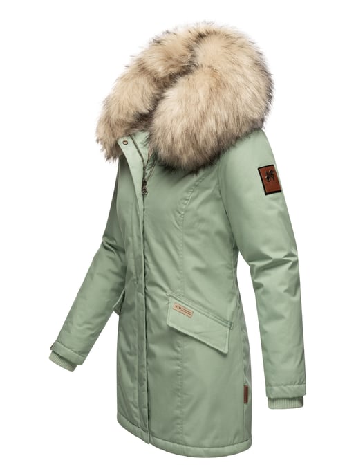 Navahoo Damen Winter Parka Cristal – Premium Kollektion mit Abnehmbarem Kunstfellkragen - Image 3