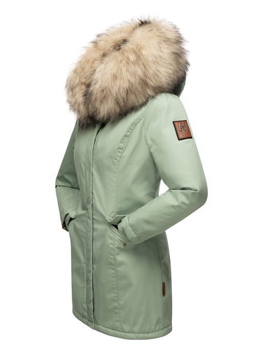 Navahoo Damen Winter Parka Cristal – Premium Kollektion mit Abnehmbarem Kunstfellkragen - Image 4