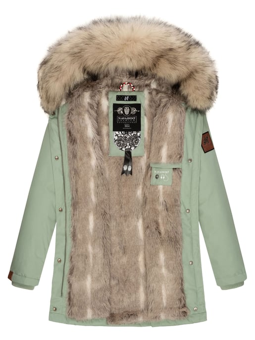 Navahoo Damen Winter Parka Cristal – Premium Kollektion mit Abnehmbarem Kunstfellkragen - Image 6