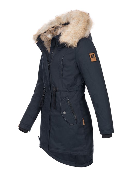 Navahoo Damen Winterjacke Bombi – Premium Kollektion mit Abnehmbarem Kunstfellkragen - Image 2