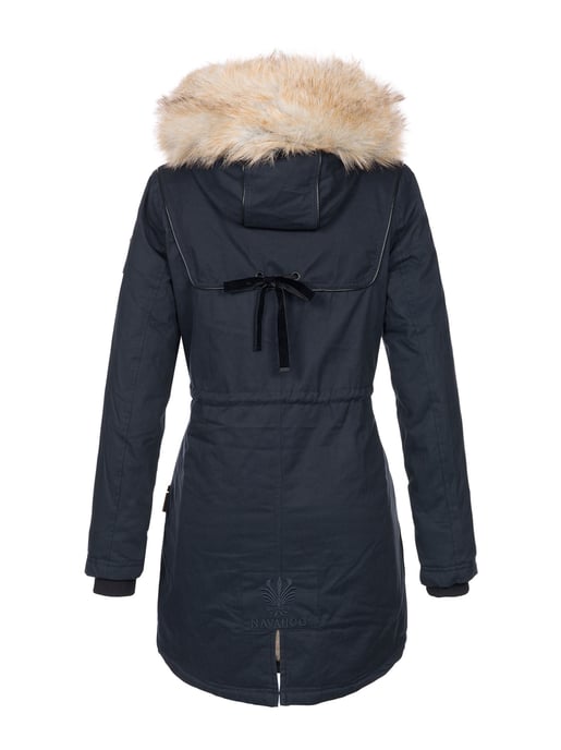 Navahoo Damen Winterjacke Bombi – Premium Kollektion mit Abnehmbarem Kunstfellkragen - Image 3