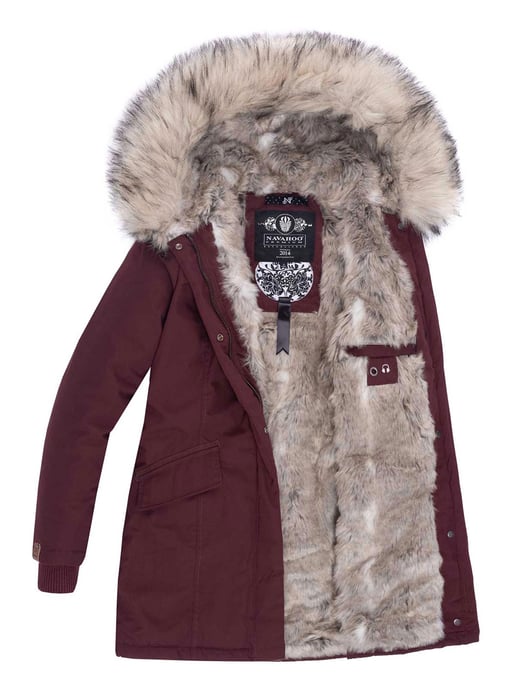 Navahoo Damen Winter Parka Cristal – Premium Kollektion mit Abnehmbarem Kunstfellkragen - Image 4
