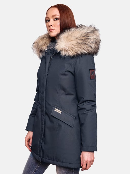Navahoo Damen Winter Parka Cristal – Premium Kollektion mit Abnehmbarem Kunstfellkragen - Image 6
