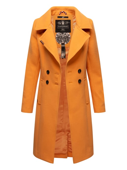Navahoo Damen Trenchcoat Wooly – Premium Wintermantel mit Eleganter Passform - Image 2