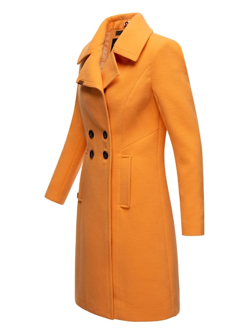 Navahoo Damen Trenchcoat Wooly – Premium Wintermantel mit Eleganter Passform - Image 3