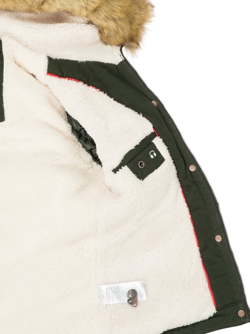 Navahoo Damen Winterjacke Pearl – Kurz-Parka mit Teddyfell & Abnehmbarem Kunstfellkragen - Image 4