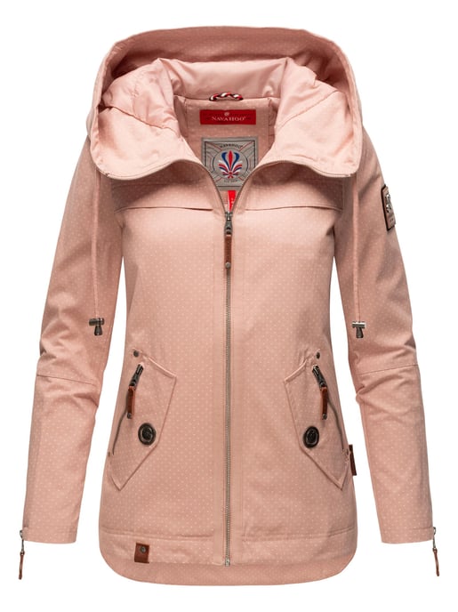 Navahoo Damen Übergangsjacke Wekoo – Leichte Baumwolljacke mit Kapuze - Image 1