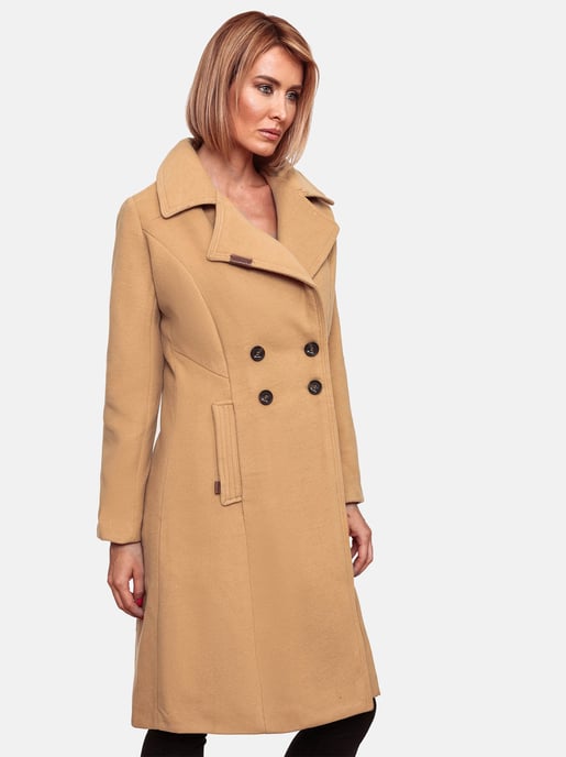 Navahoo Damen Trenchcoat Wooly – Premium Wintermantel mit Eleganter Passform - Image 4