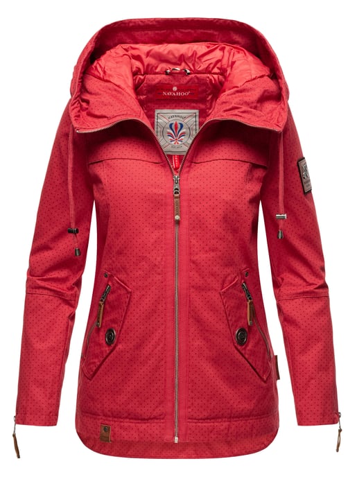 Navahoo Damen Übergangsjacke Wekoo – Leichte Baumwolljacke mit Kapuze - Image 1