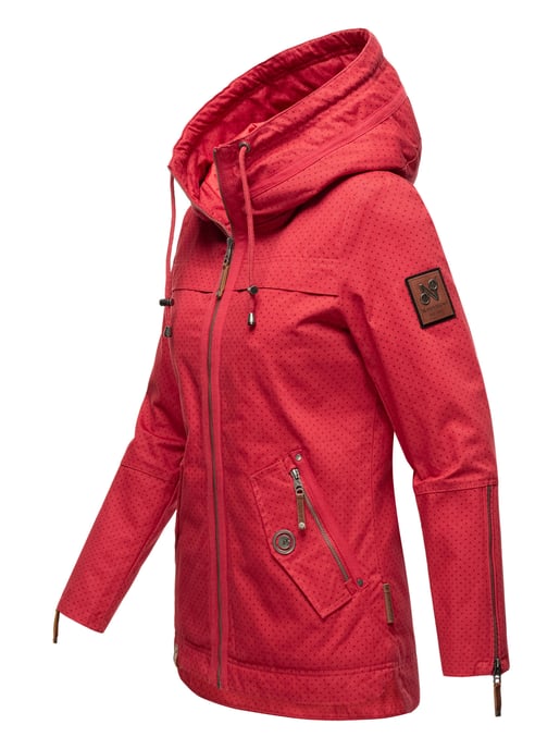 Navahoo Damen Übergangsjacke Wekoo – Leichte Baumwolljacke mit Kapuze - Image 3