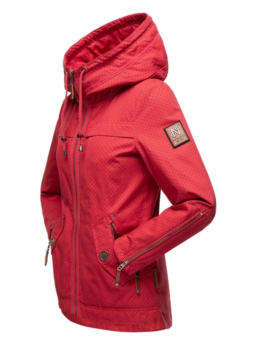 Navahoo Damen Übergangsjacke Wekoo – Leichte Baumwolljacke mit Kapuze - Image 4