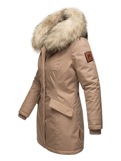 Navahoo Damen Winter Parka Cristal – Premium Kollektion mit Abnehmbarem Kunstfellkragen - Image 3