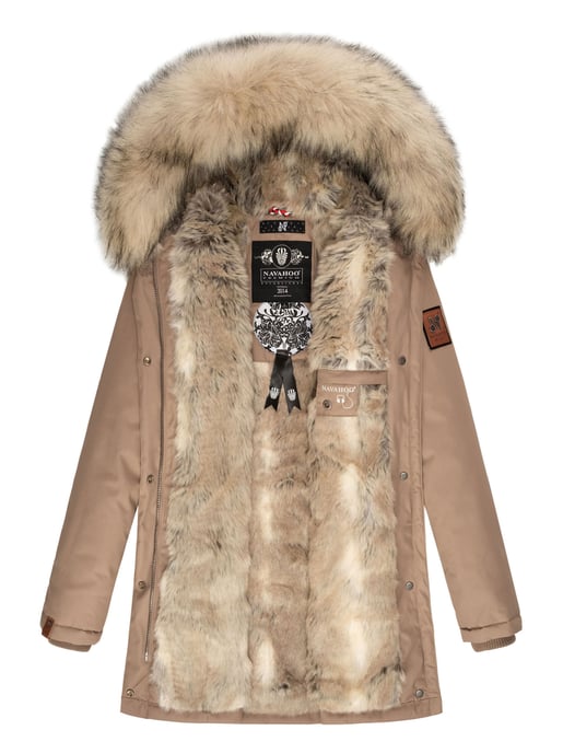 Navahoo Damen Winter Parka Cristal – Premium Kollektion mit Abnehmbarem Kunstfellkragen - Image 6