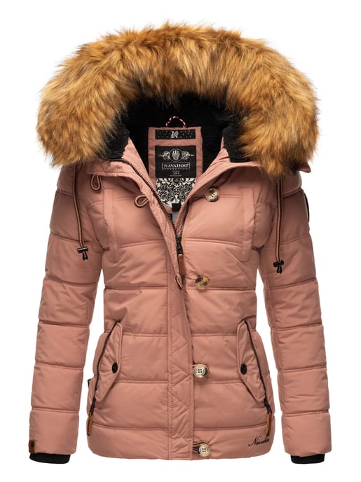 Navahoo Damen Winterjacke Zoja – Warm, Stylisch & Mit Abnehmbarem Kunstfellkragen - Image 1