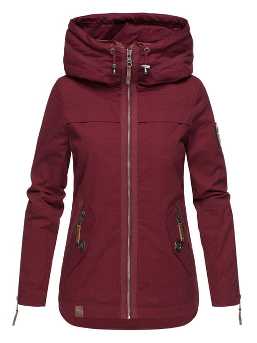Navahoo Damen Übergangsjacke Wekoo – Leichte Baumwolljacke mit Kapuze - Image 2