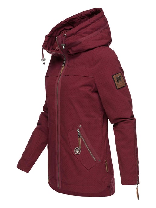 Navahoo Damen Übergangsjacke Wekoo – Leichte Baumwolljacke mit Kapuze - Image 3