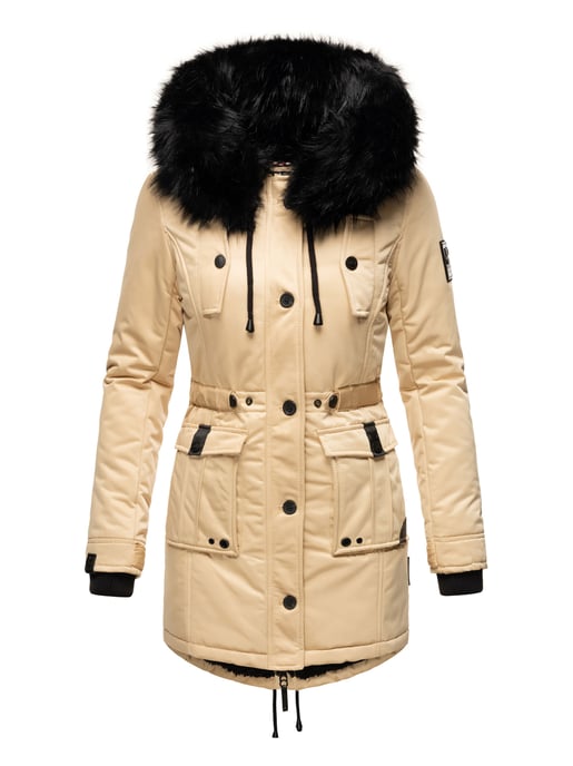 Navahoo Damen Winterjacke Luluna-Princess – Warm, Stylisch & Mit Teddyfell und Kunstfellkragen - Image 2