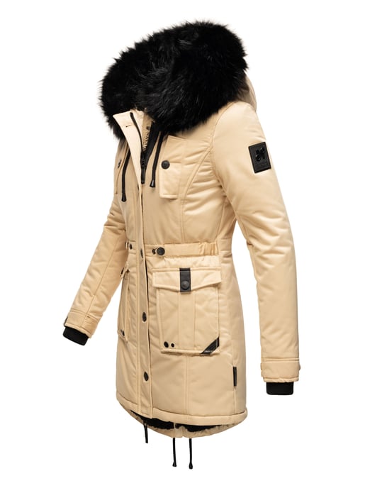 Navahoo Damen Winterjacke Luluna-Princess – Warm, Stylisch & Mit Teddyfell und Kunstfellkragen - Image 3