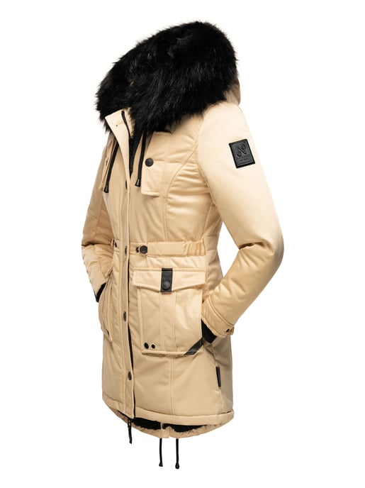 Navahoo Damen Winterjacke Luluna-Princess – Warm, Stylisch & Mit Teddyfell und Kunstfellkragen - Image 5