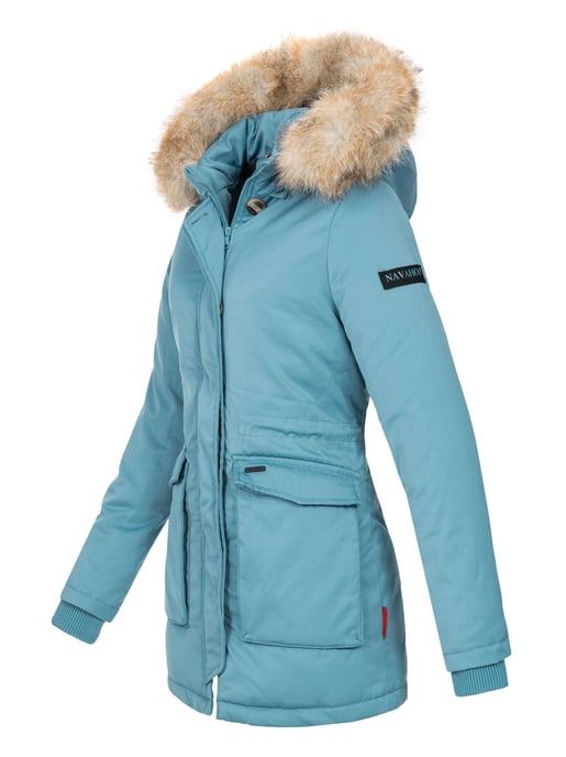 Navahoo Damen Winterjacke Schneeengel – Warm, Wasserabweisend & Mit Abnehmbarem Kunstfellkragen - Image 2