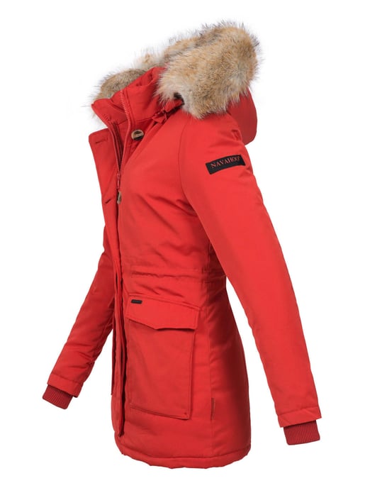 Navahoo Damen Winterjacke Schneeengel – Warm, Wasserabweisend & Mit Abnehmbarem Kunstfellkragen - Image 2