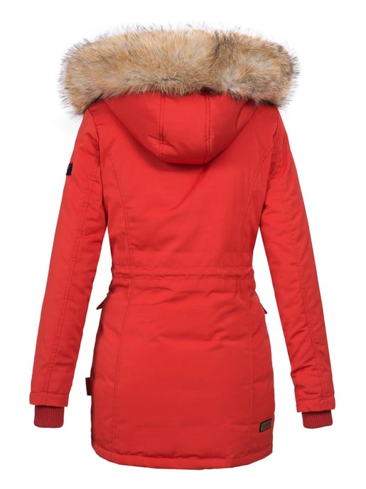 Navahoo Damen Winterjacke Schneeengel – Warm, Wasserabweisend & Mit Abnehmbarem Kunstfellkragen - Image 3