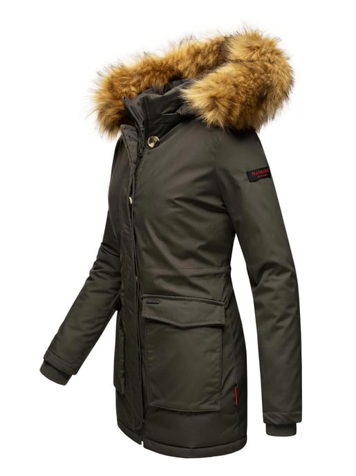 Navahoo Damen Winterjacke Schneeengel Princess – Klassisch, Warm & Mit Abnehmbarem Kunstfellkragen - Image 3
