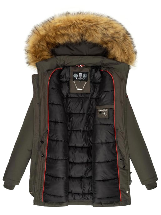 Navahoo Damen Winterjacke Schneeengel Princess – Klassisch, Warm & Mit Abnehmbarem Kunstfellkragen - Image 5