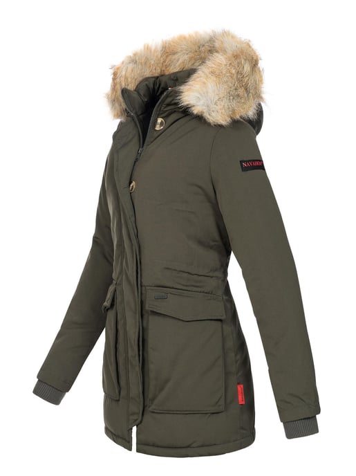 Navahoo Damen Winterjacke Schneeengel – Warm, Wasserabweisend & Mit Abnehmbarem Kunstfellkragen - Image 2