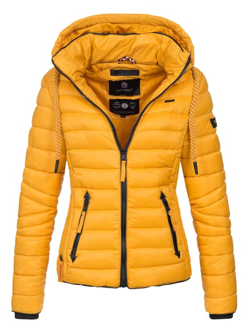 Navahoo Damen Steppjacke Lulana – Leicht, Stylisch & Abnehmbare Kapuze - Image 1