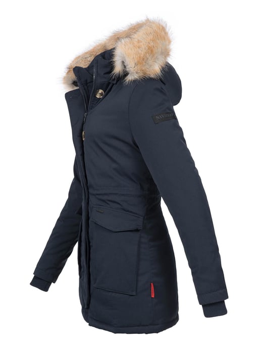 Navahoo Damen Winterjacke Schneeengel – Warm, Wasserabweisend & Mit Abnehmbarem Kunstfellkragen - Image 2
