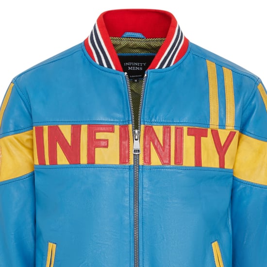 Blaue italienische Herren-Bikerjacke aus Rennstreckenleder – Circuit - Image 5