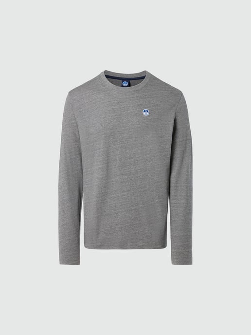 North Sails T-Shirt Langarm mit Logo-Patch - Image 3