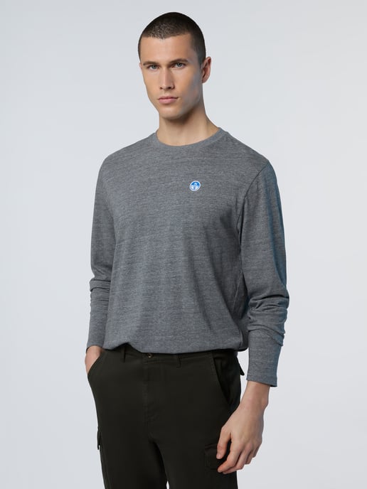 North Sails T-Shirt Langarm mit Logo-Patch - Image 4