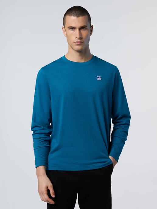 North Sails T-Shirt Langarm mit Logo-Patch - Image 4