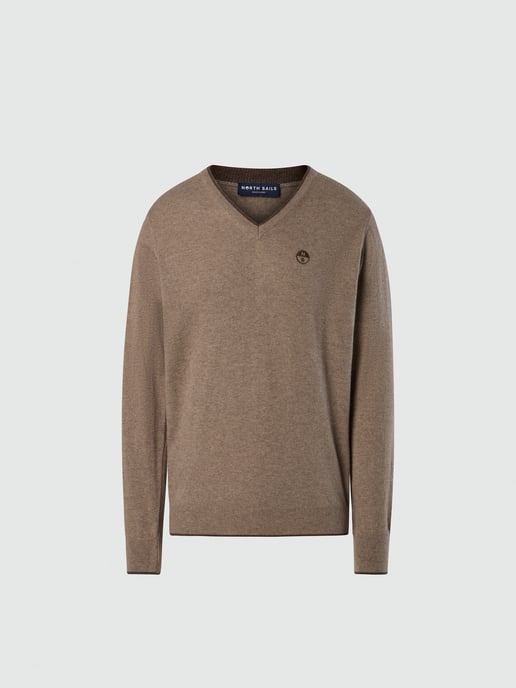 North Sails Pullover V-Ausschnitt mit gesticktem Logo - Image 3