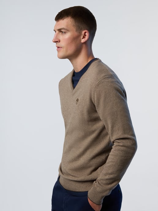 North Sails Pullover V-Ausschnitt mit gesticktem Logo - Image 4